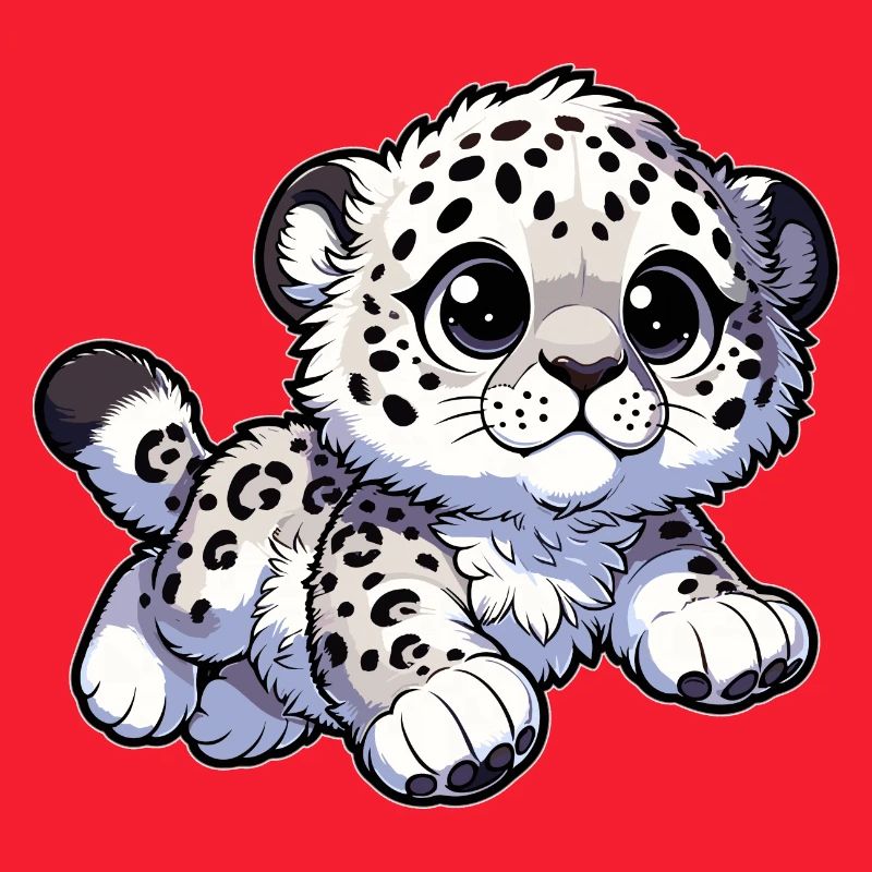 Snow Leopard Leopard White Leopard