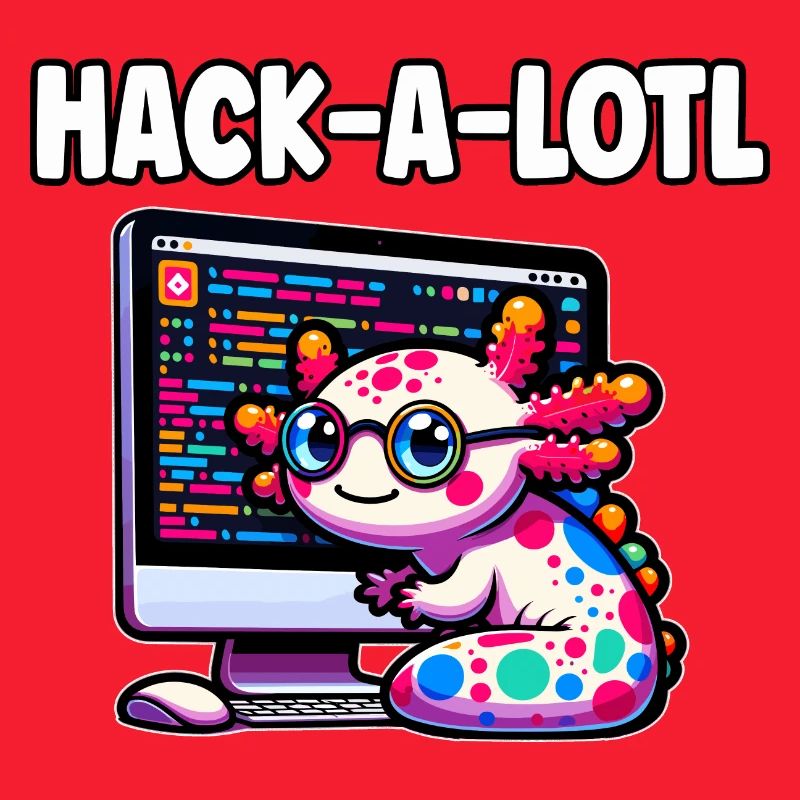 Funny Coding Axolotl Programming Gift