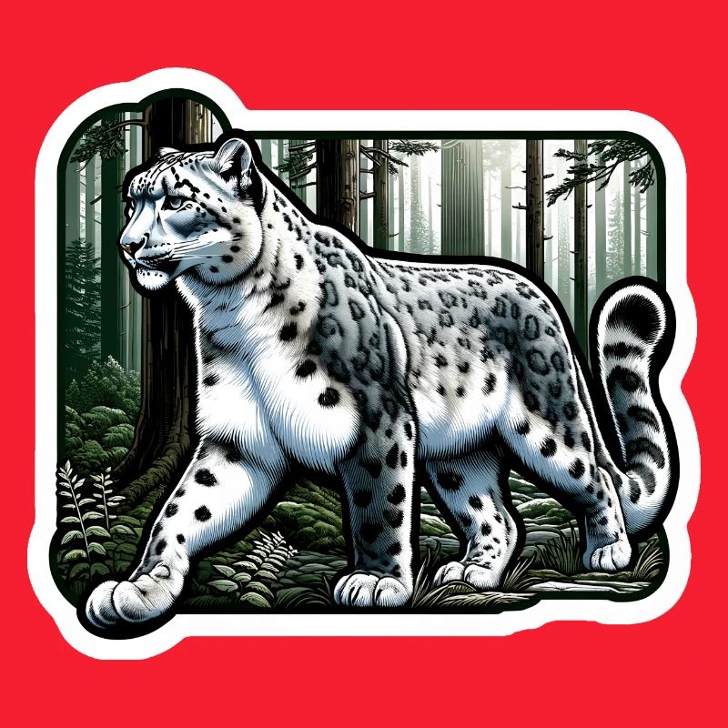 Snow Leopard Leopard White Leopard