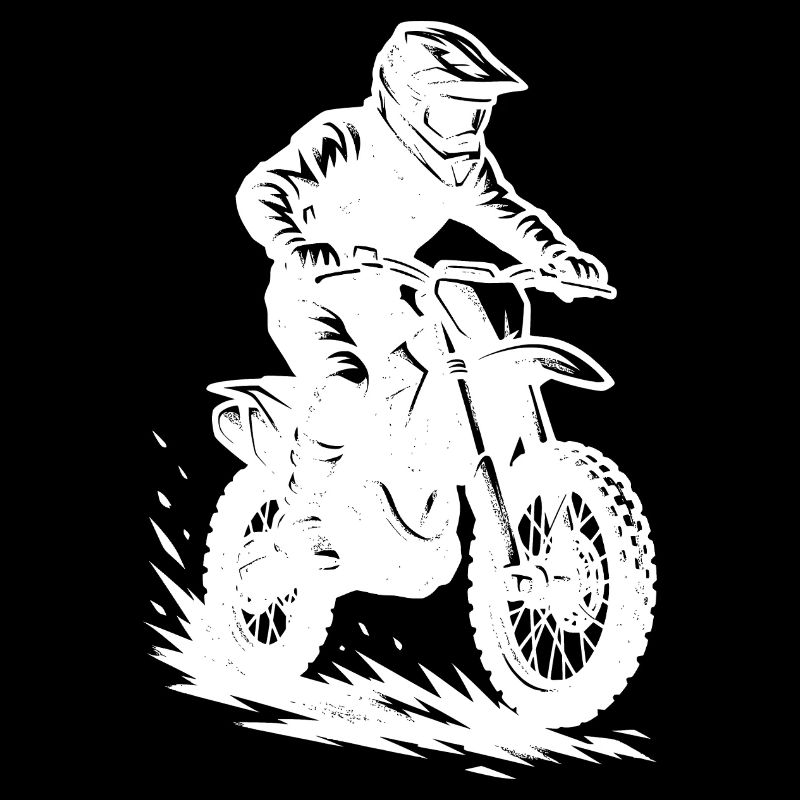 Message clair du motocross