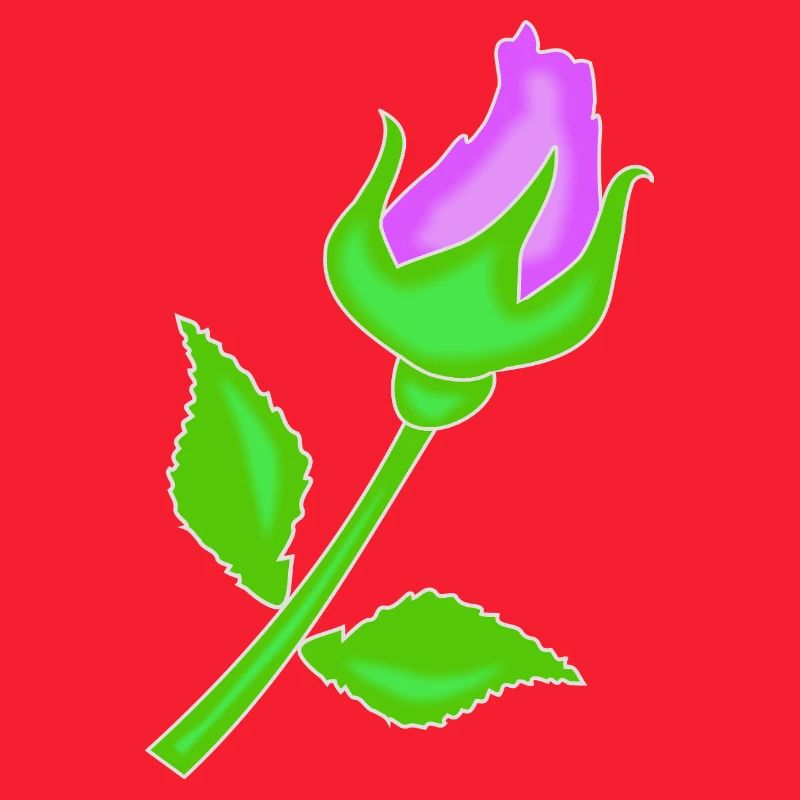 Rose dans une teinte violette