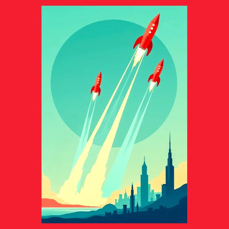 A Fleet Rises into the Open Sky