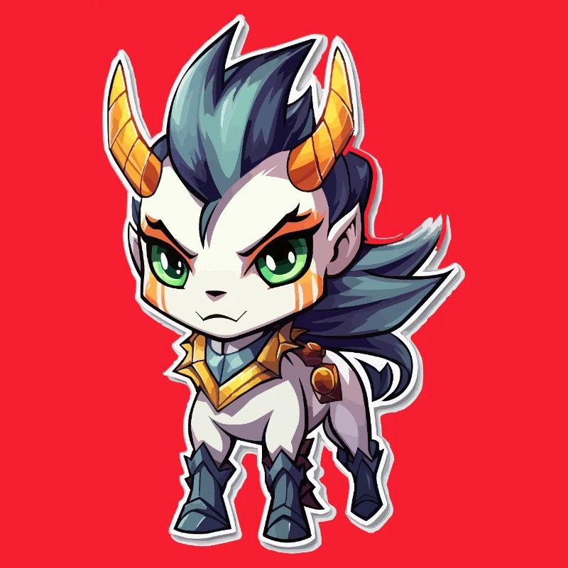 Chibi Dämonenpferd