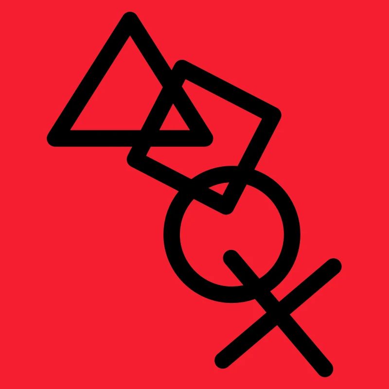 Cool X square triangle ikoner controller game kre