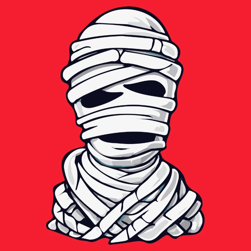 Classic Mummy Cartoon Pattern