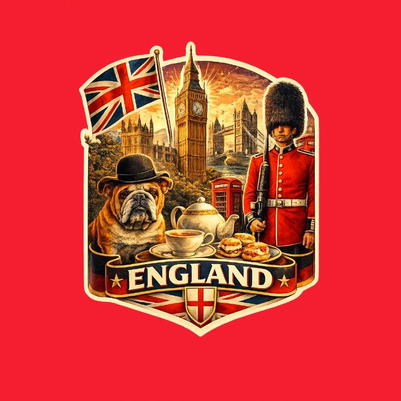 England Heritage Tea Abzeichen
