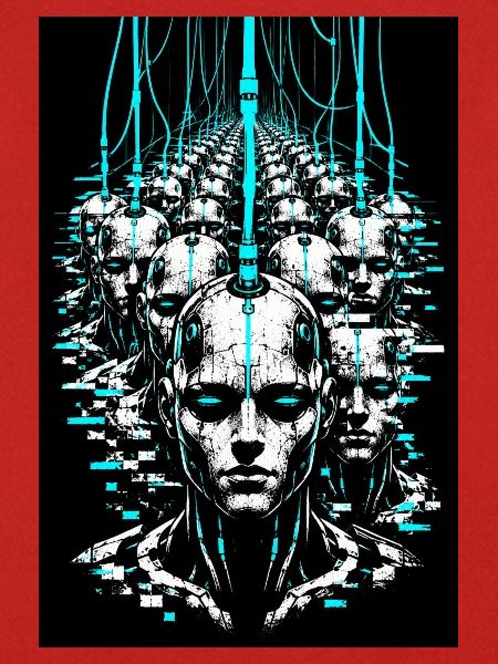 Simulation der Konformität Bot Armee