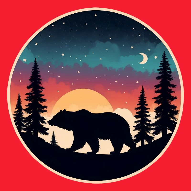 Grizzly Bear Kodiak Bear Brown Bear Silhouette