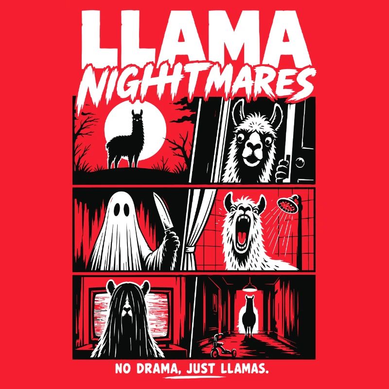 Llama Nightmares Horror Comic