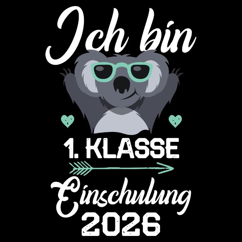 Ich bin 1. Klasse Einschulung 2026 Erstklässler