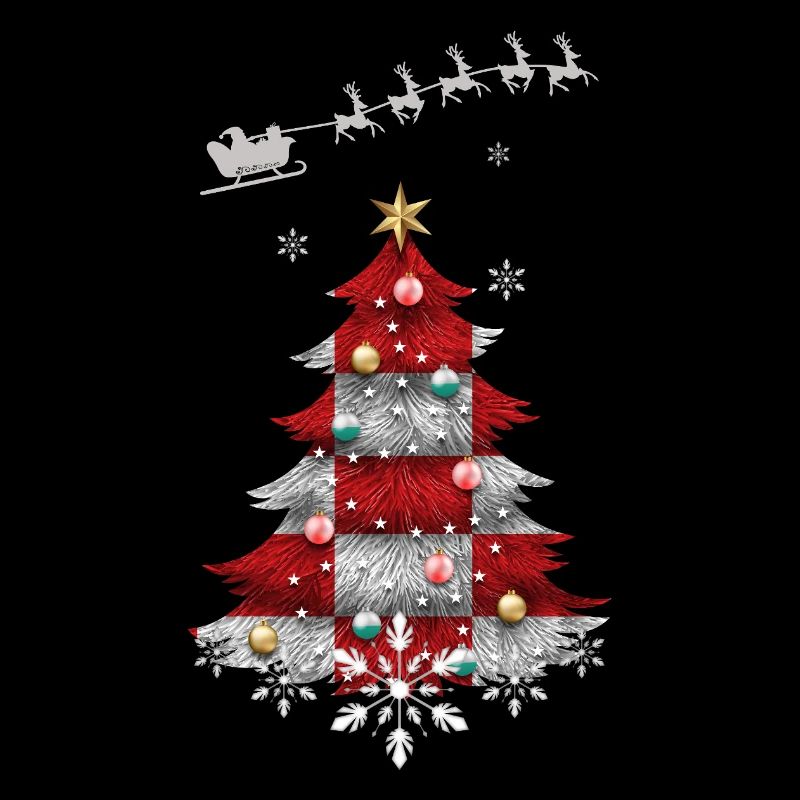 Sapin de Noël avec drapeau de la Croatie