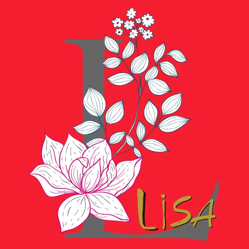 Buchstabe Initiale Lisa