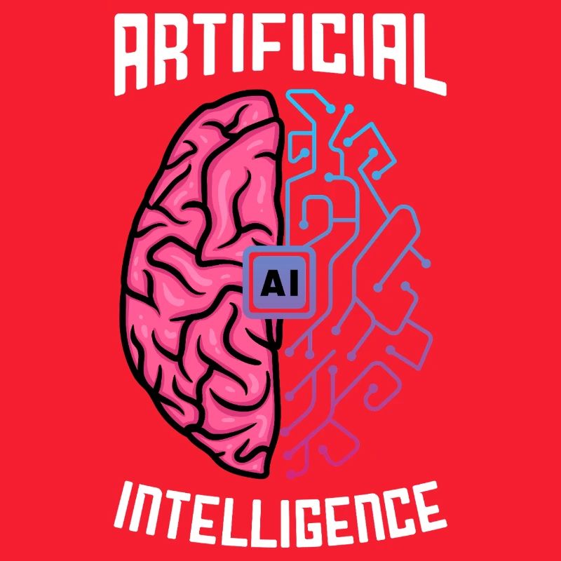 Artificial Intelligence Brain Tech Design