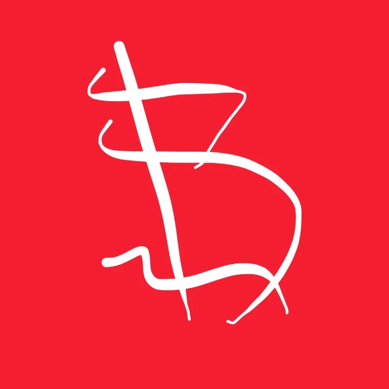 Tagschrift Letter B Graffitionkel