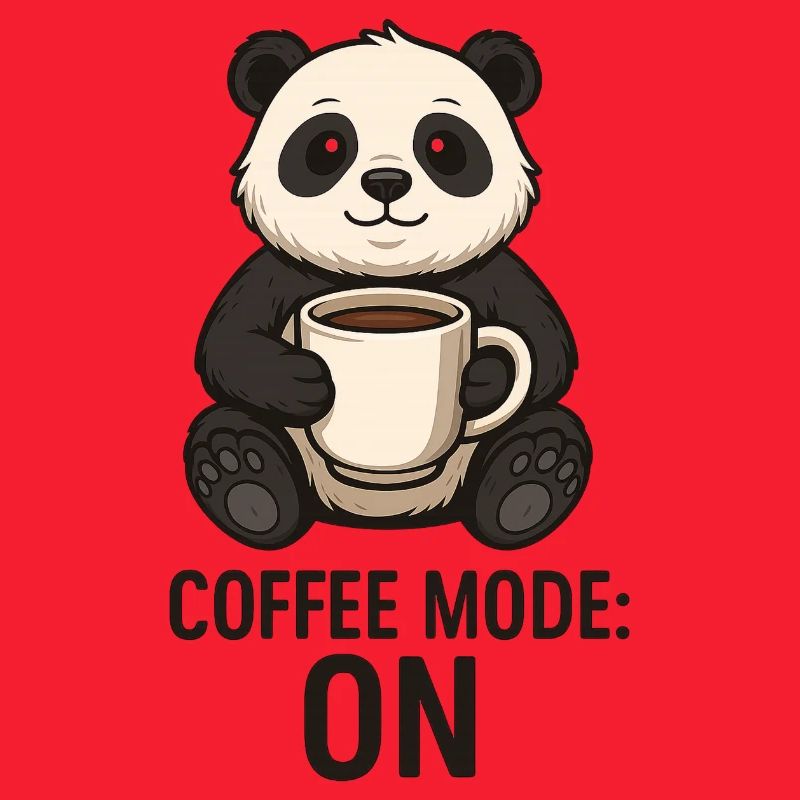 Mode Panda Café sur la conception d’animaux