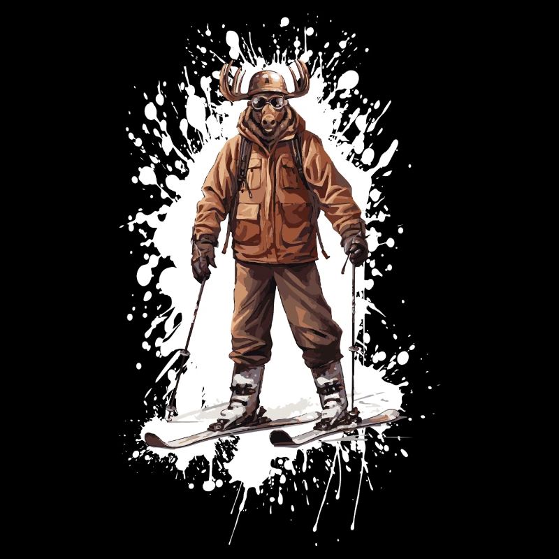 Moose Ski Skiing