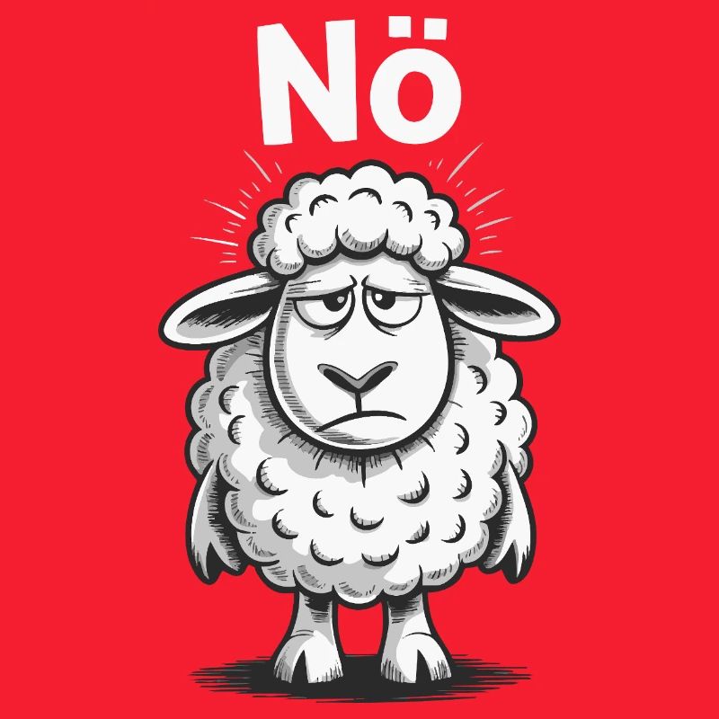 Basse-Autriche – Grumpy Sheep Humour Design