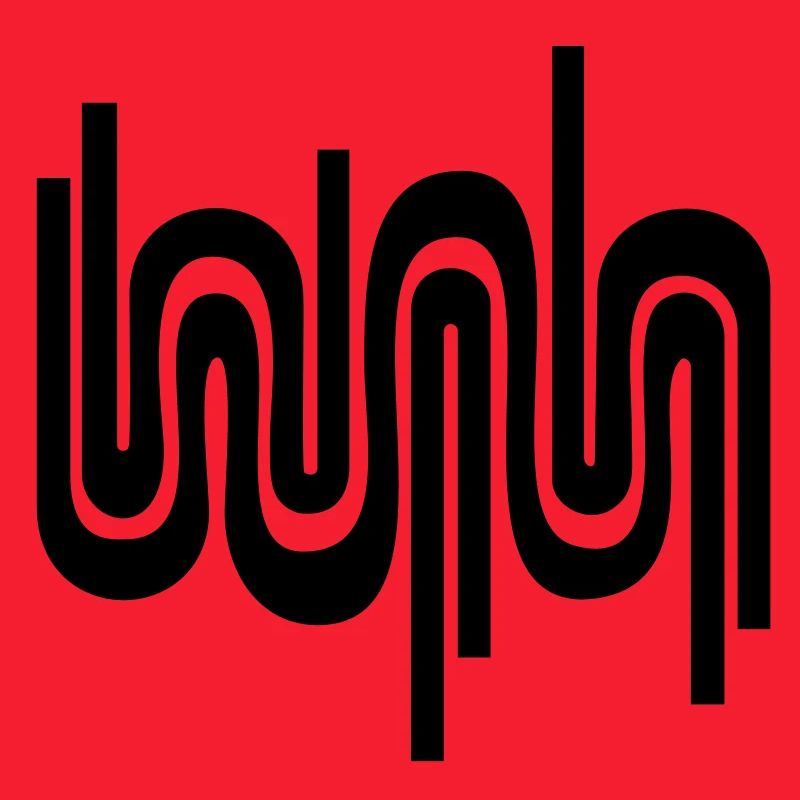 Abstract wave / 70s pattern