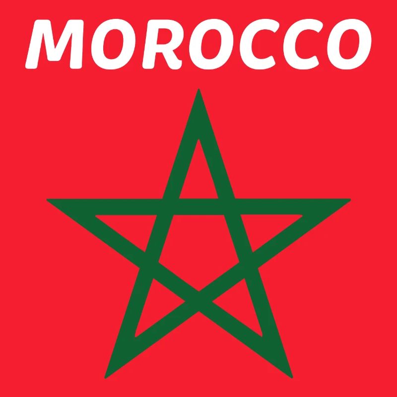 Idée cadeau du drapeau marocain