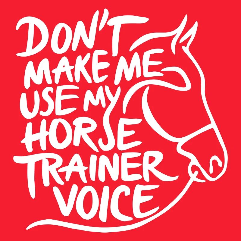 Riding trainer Humor with style and assertiveness