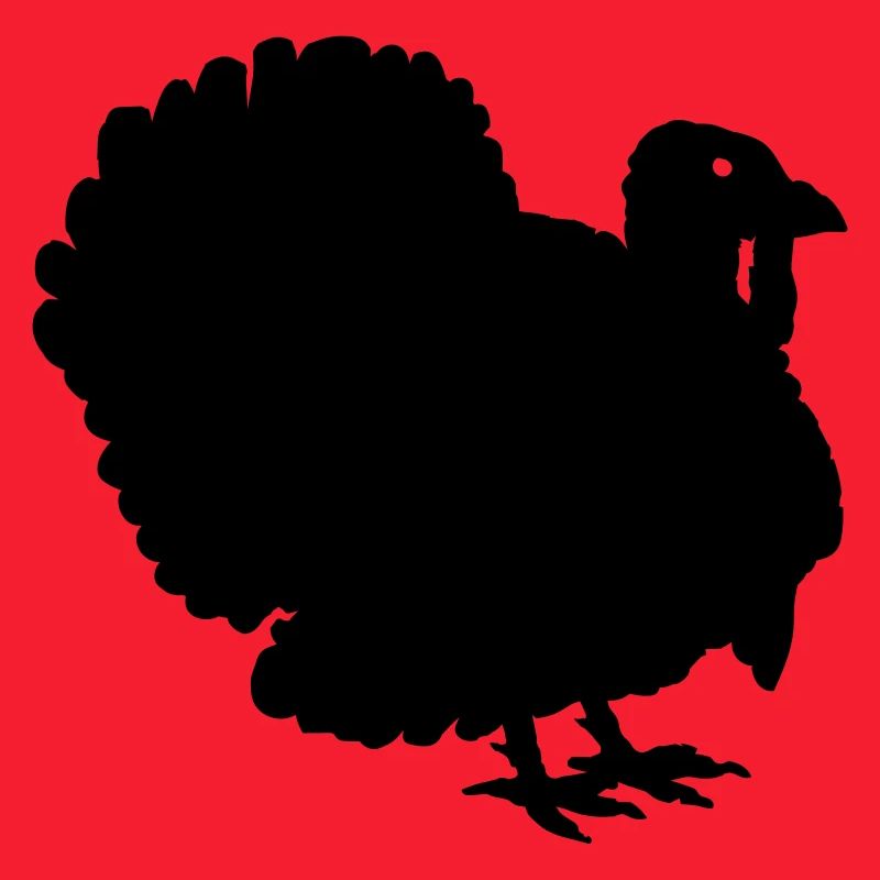 Dinde de Thanksgiving Silhouette