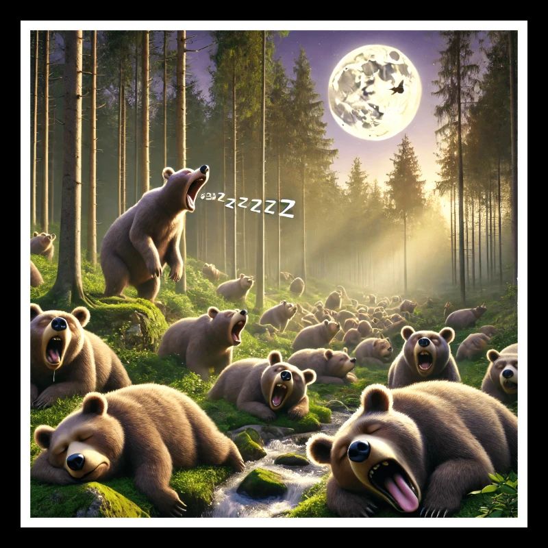Bear-strong bear sleep