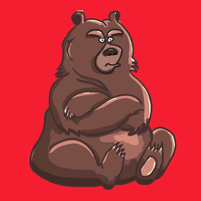 Doba the grumpy bear
