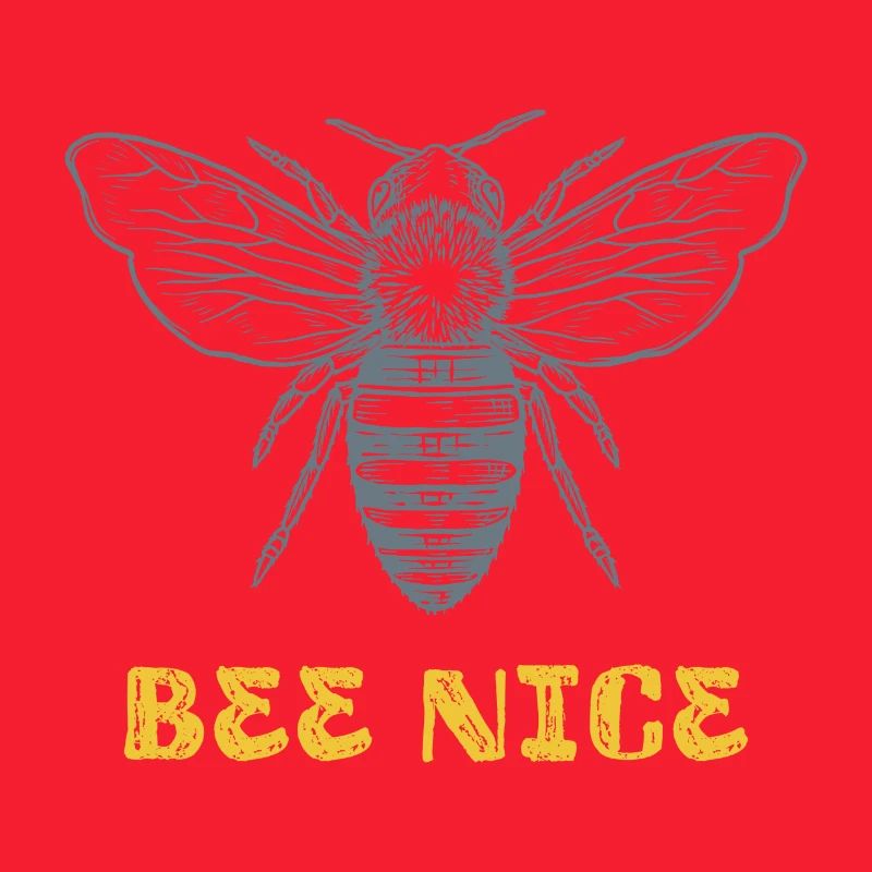 Bee nice environment beekeeper honey insect gift