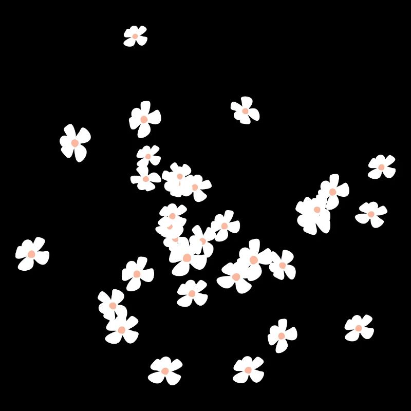 fleurs blanches beaucoup de fleurs printemps débit été