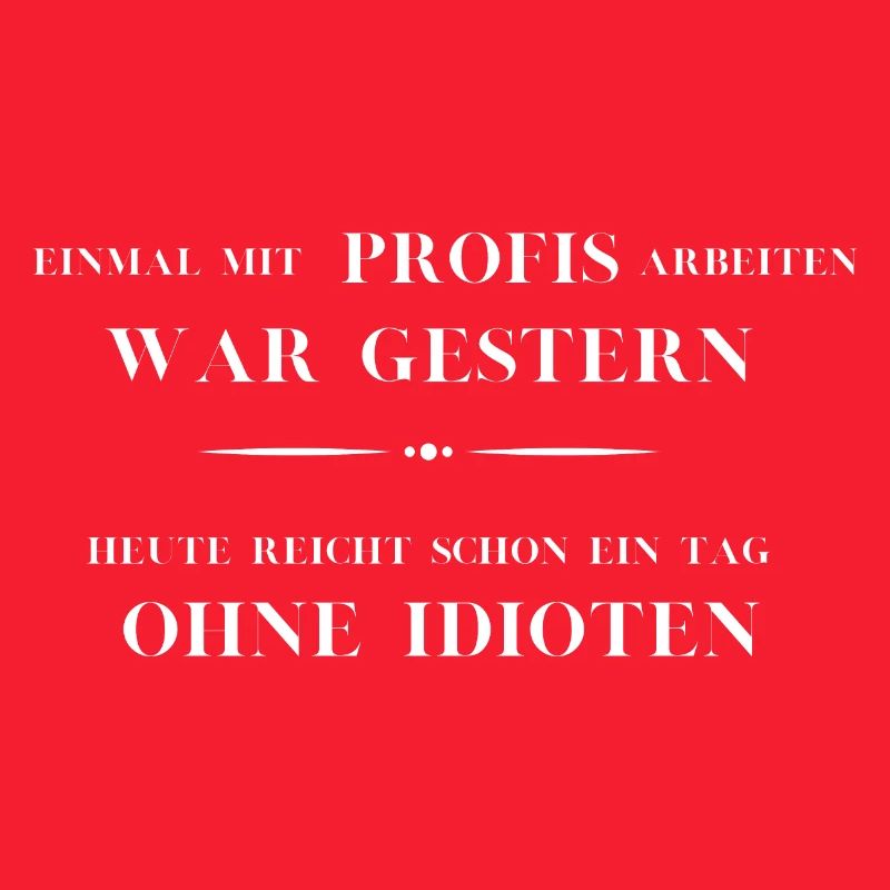 Einmal mit Profis