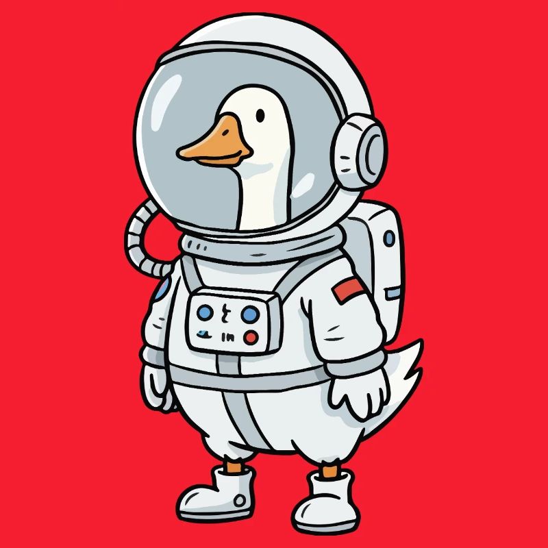 Astronaute de l’Oie de l’Espace