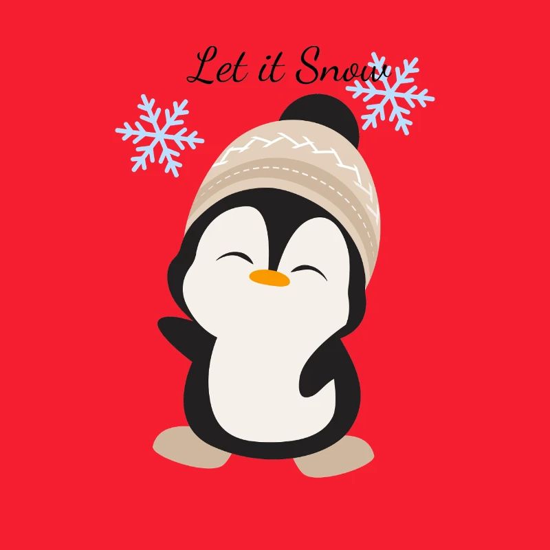 Cuddly Penguin Winter Magic