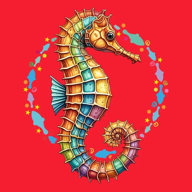 Joli hippocampe décoratif