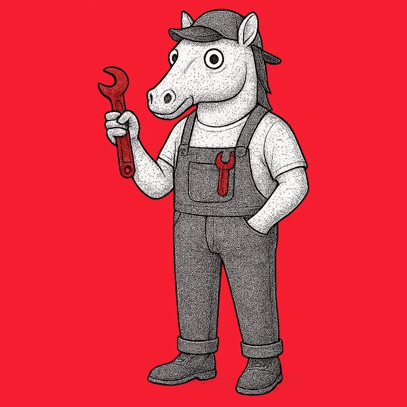 Mécanique de chevaux à clé à molette