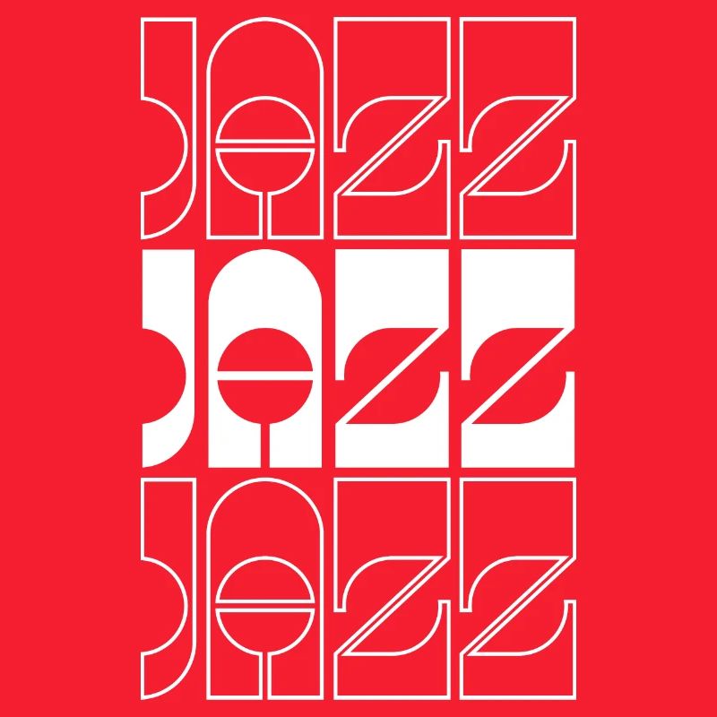 Conception audacieuse du logo de jazz