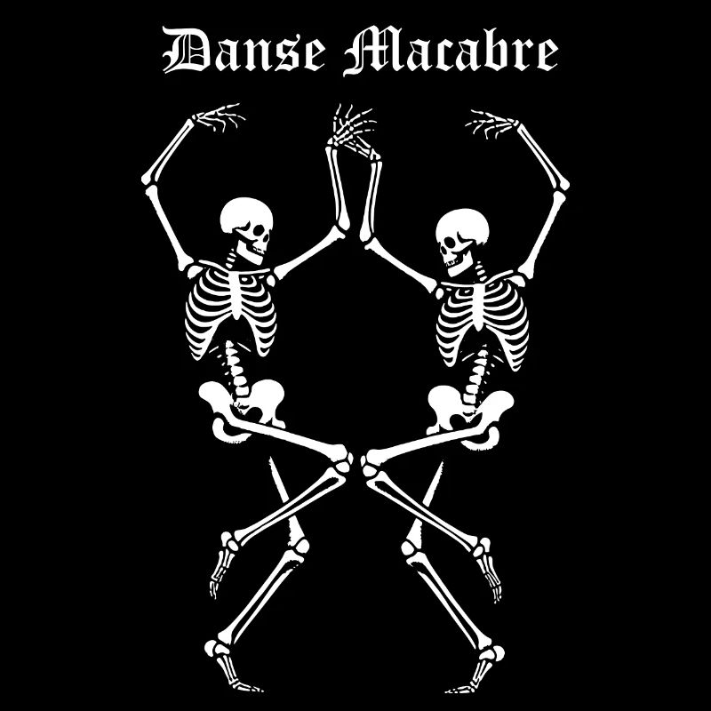 Danse Macabre - skeletons dancing