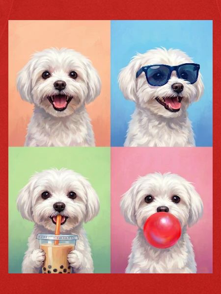 Hunde Malteser Hund