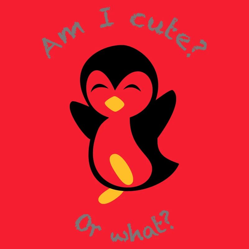 Pingouin mignon | Couleurs de conception librement sélectionnables.