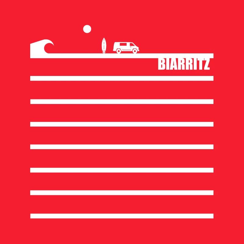 Roter Segler Biarritz Wave Surf Van