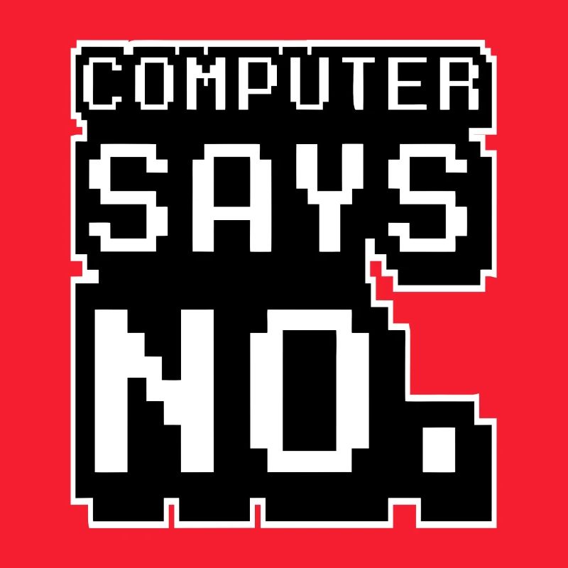 Computer sagt Nein