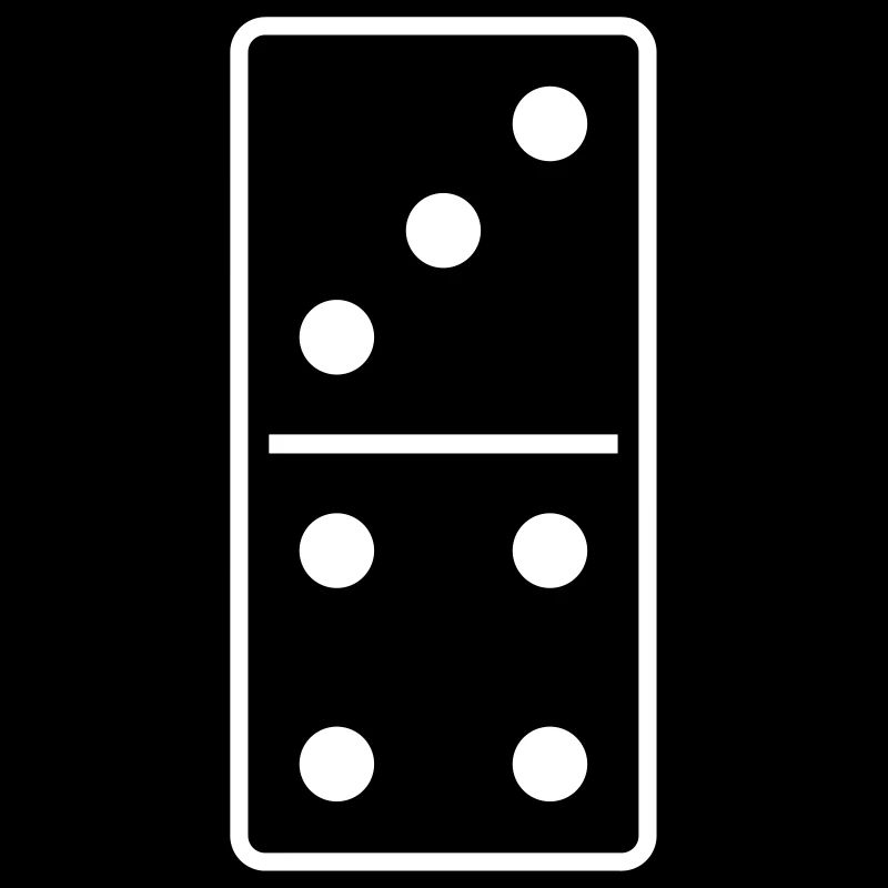 DOMINO STONE 3:4 - VARIABLE COLOR - VECTOR DESIGN!