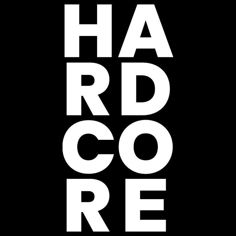 Conception de logo hardcore et audacieuse