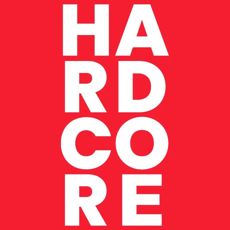 Hardcore bold logo design