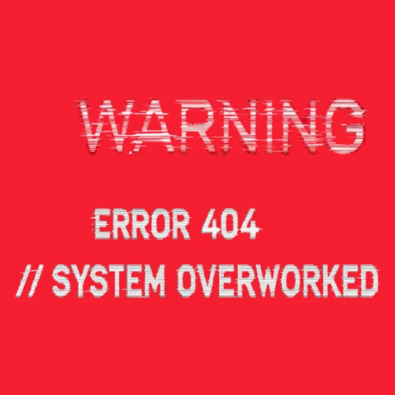 Fehlerwarnung – Systemfehler 404