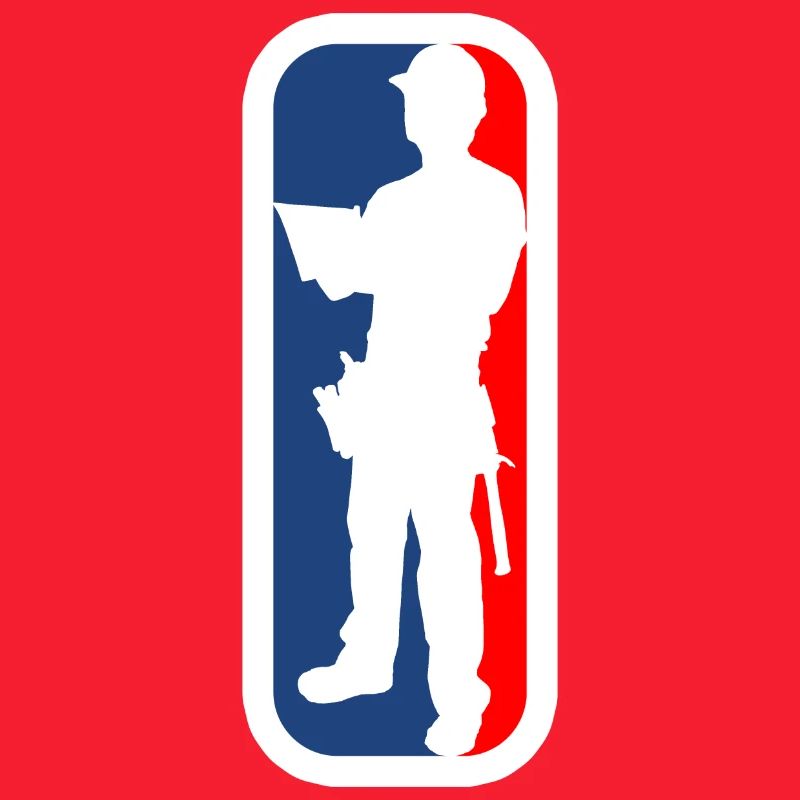 Construction worker logo