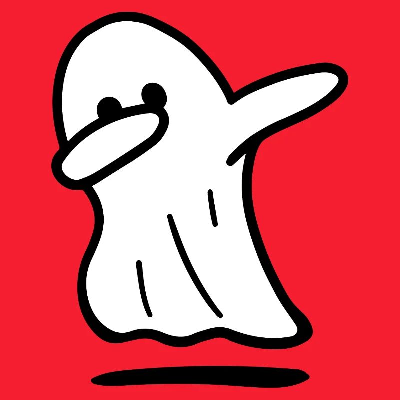 Ghost / Funny ghost / halloween / dabbing ghost