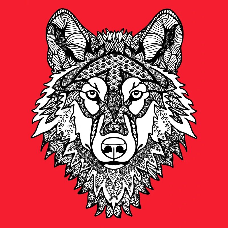 Mandala Wolf