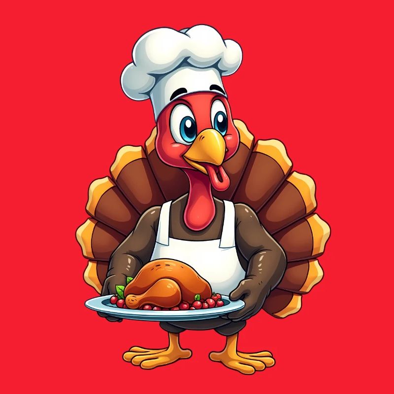 Cuisinier de dinde de Thanksgiving Thanksgiving