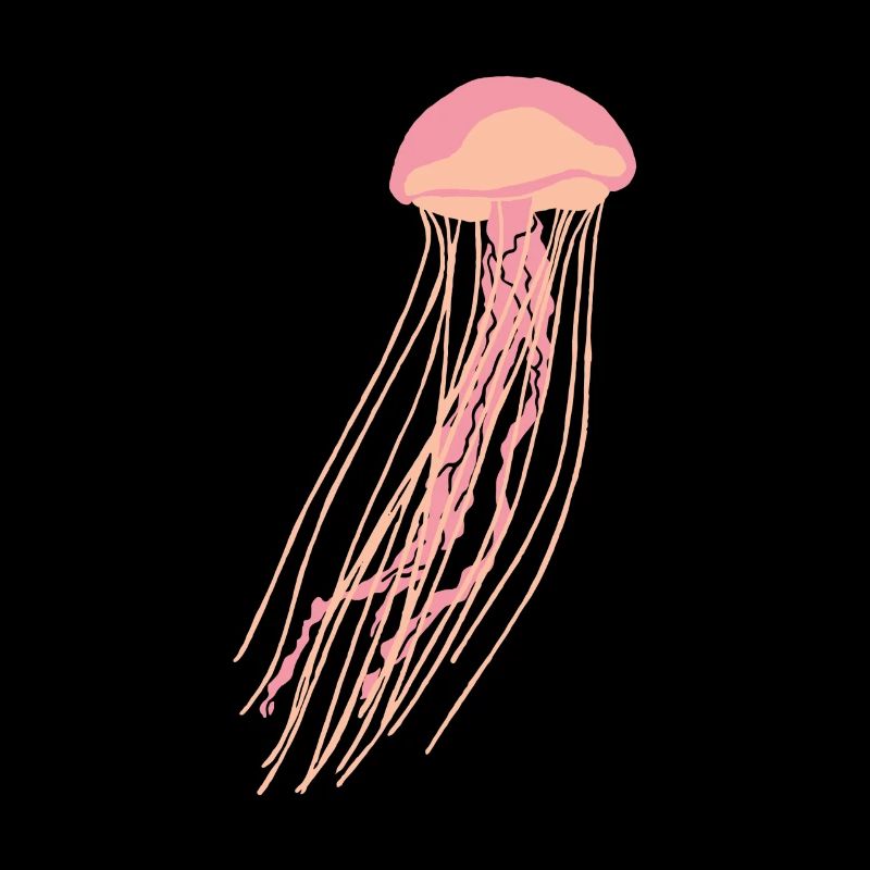 Pink jellyfish