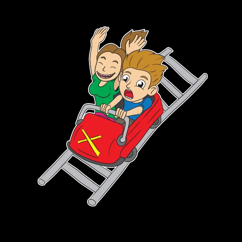 Roller Coaster Ride Theme Park Rummel Gift